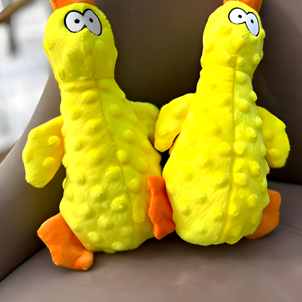 Peluche interactive qui stimule les sens du chien