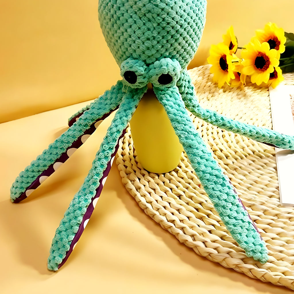Peluche poulpe pour chien