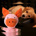 Peluche sonore 20 cm pour chien, 4 animaux