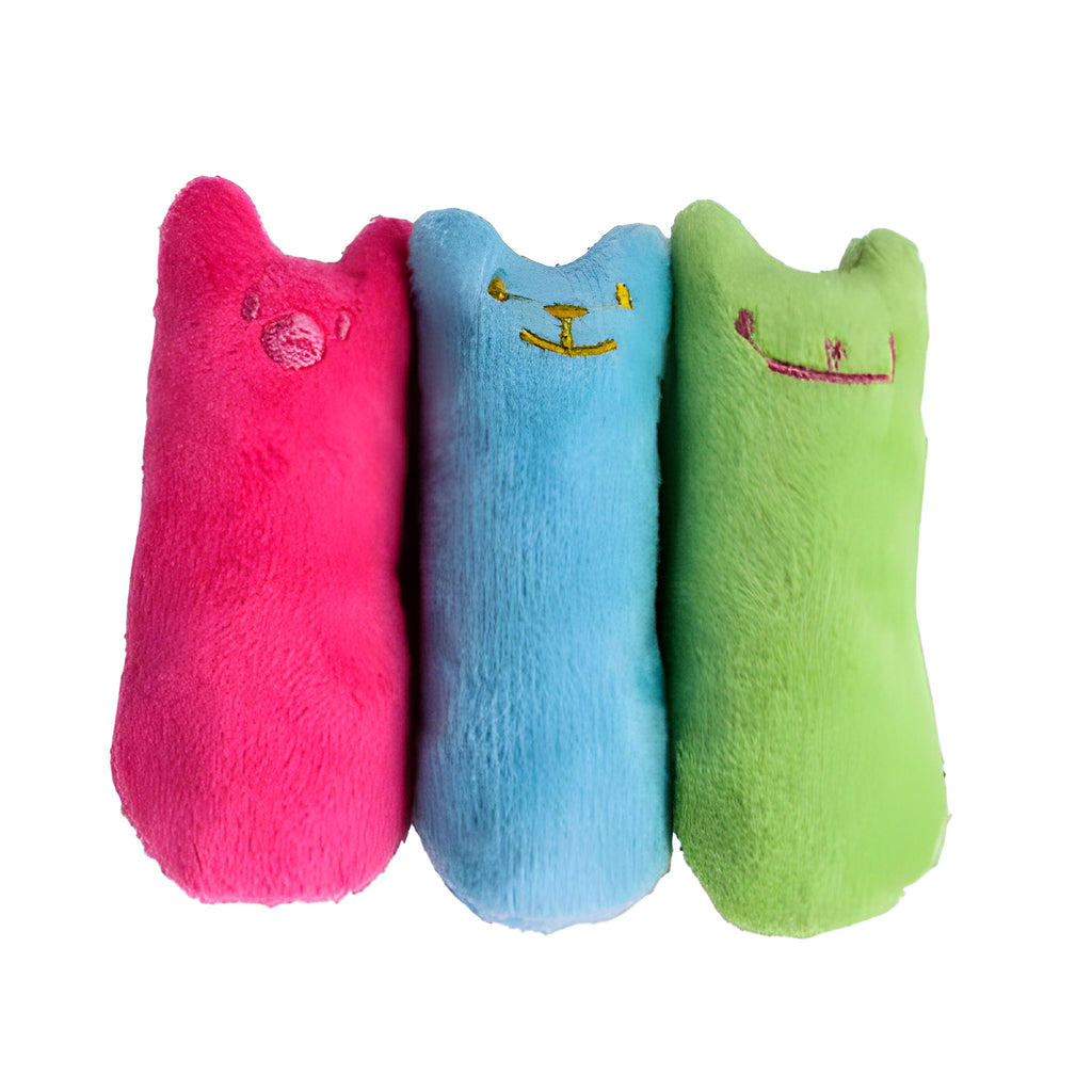 Peluche sonore à l'herbe à chat