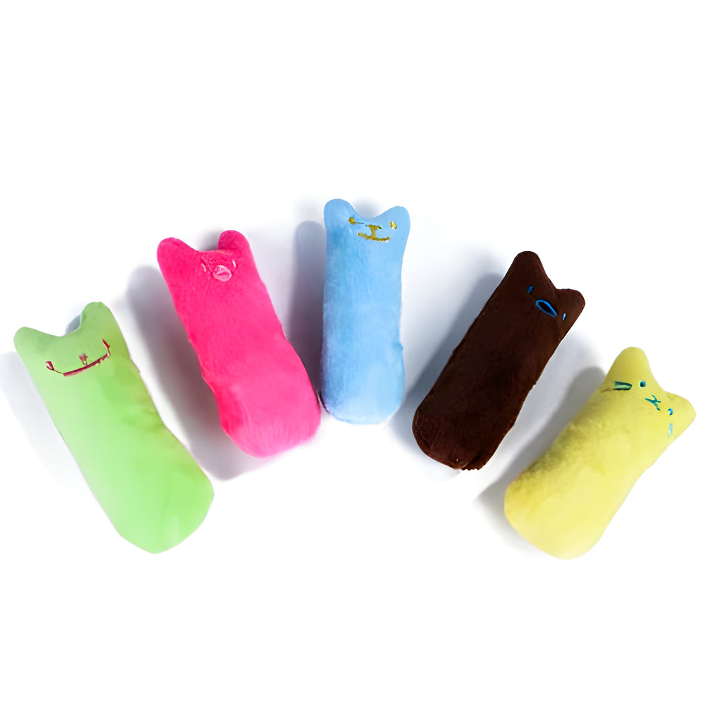 Peluche sonore à l'herbe à chat