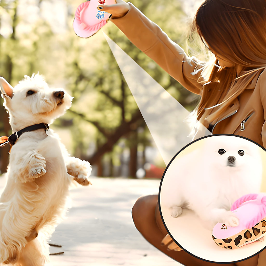 Peluche tong en coton pour chiot et petit chien