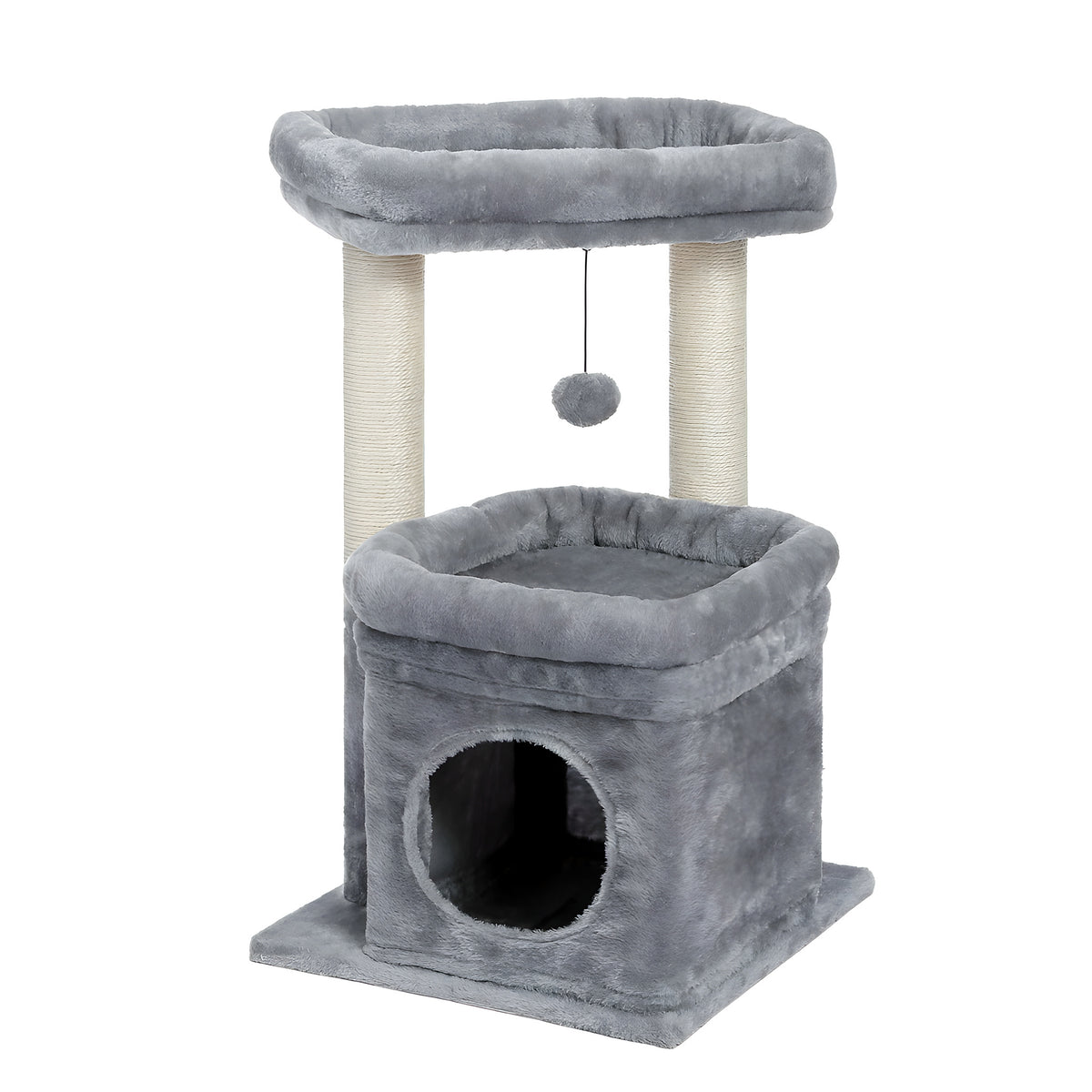 Petit arbre à chat avec niche