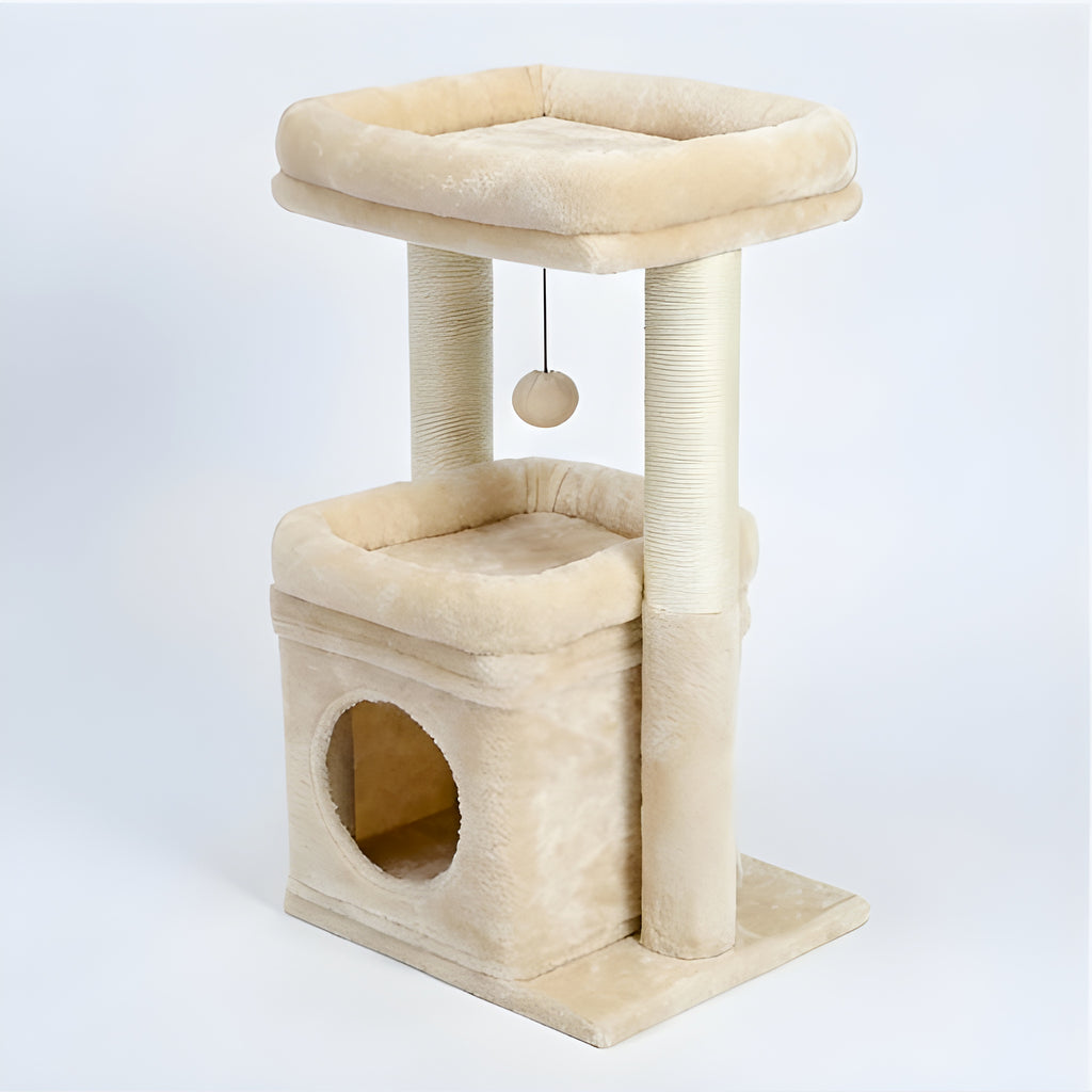 Petit arbre à chat avec niche