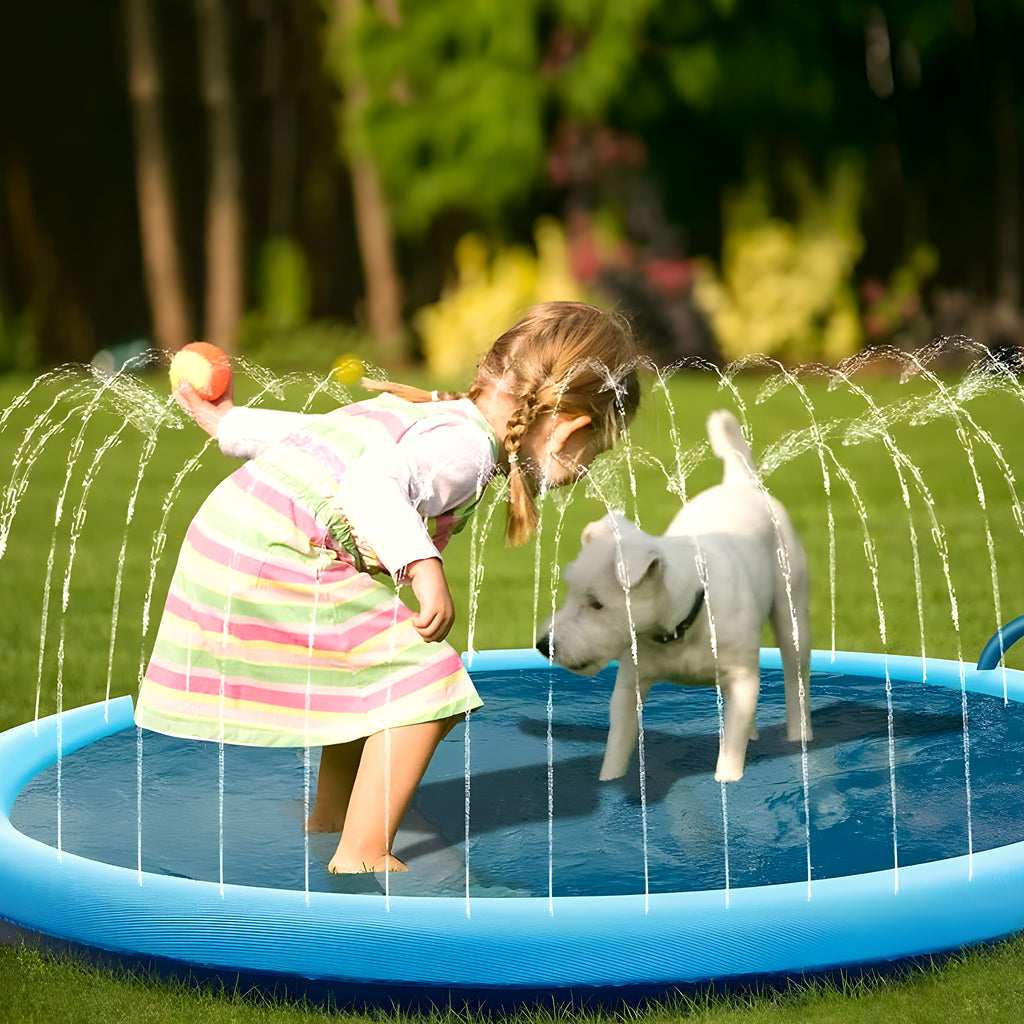 Piscine à jets d'eau pour chien, 3 diamètres