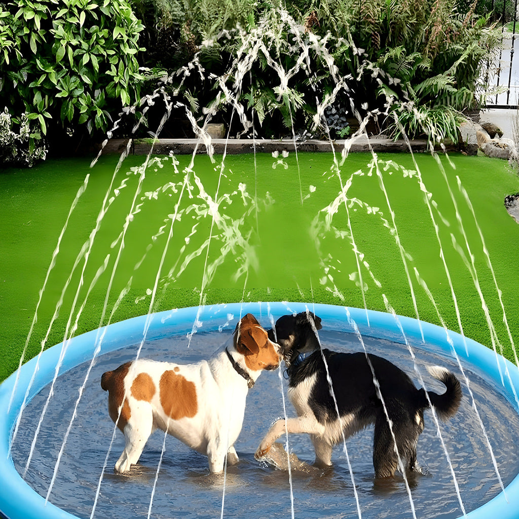 Piscine à jets d'eau pour chien, 3 diamètres