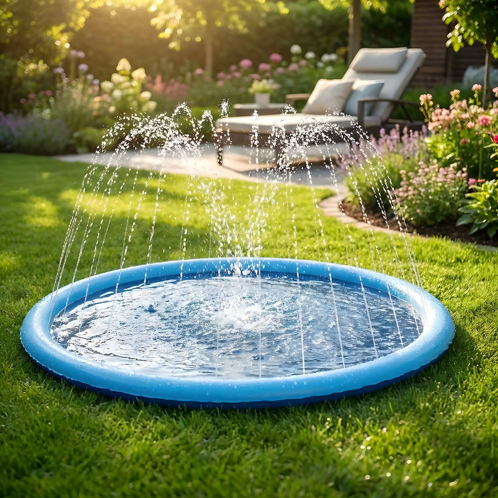 Piscine à jets d'eau pour chien, 3 diamètres