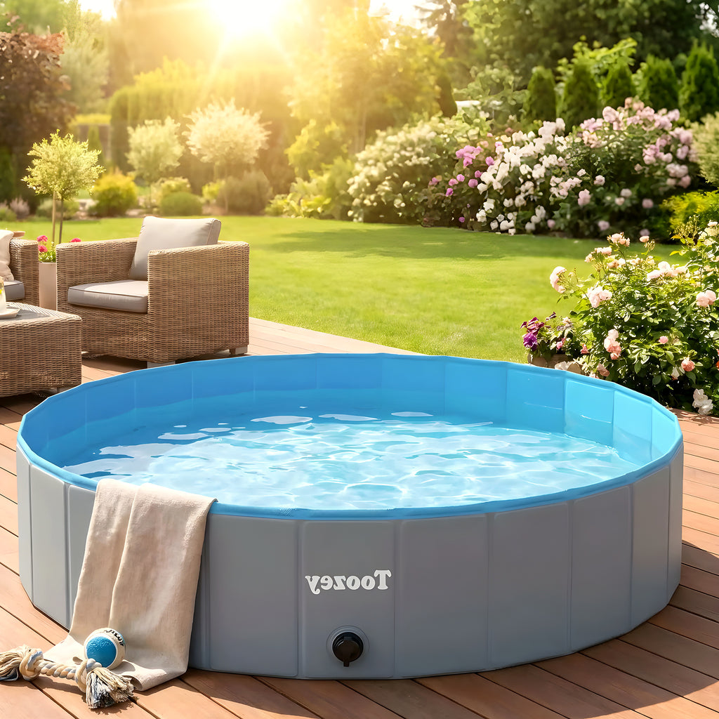 Piscine pliable XXL 160 cm pour grand chien