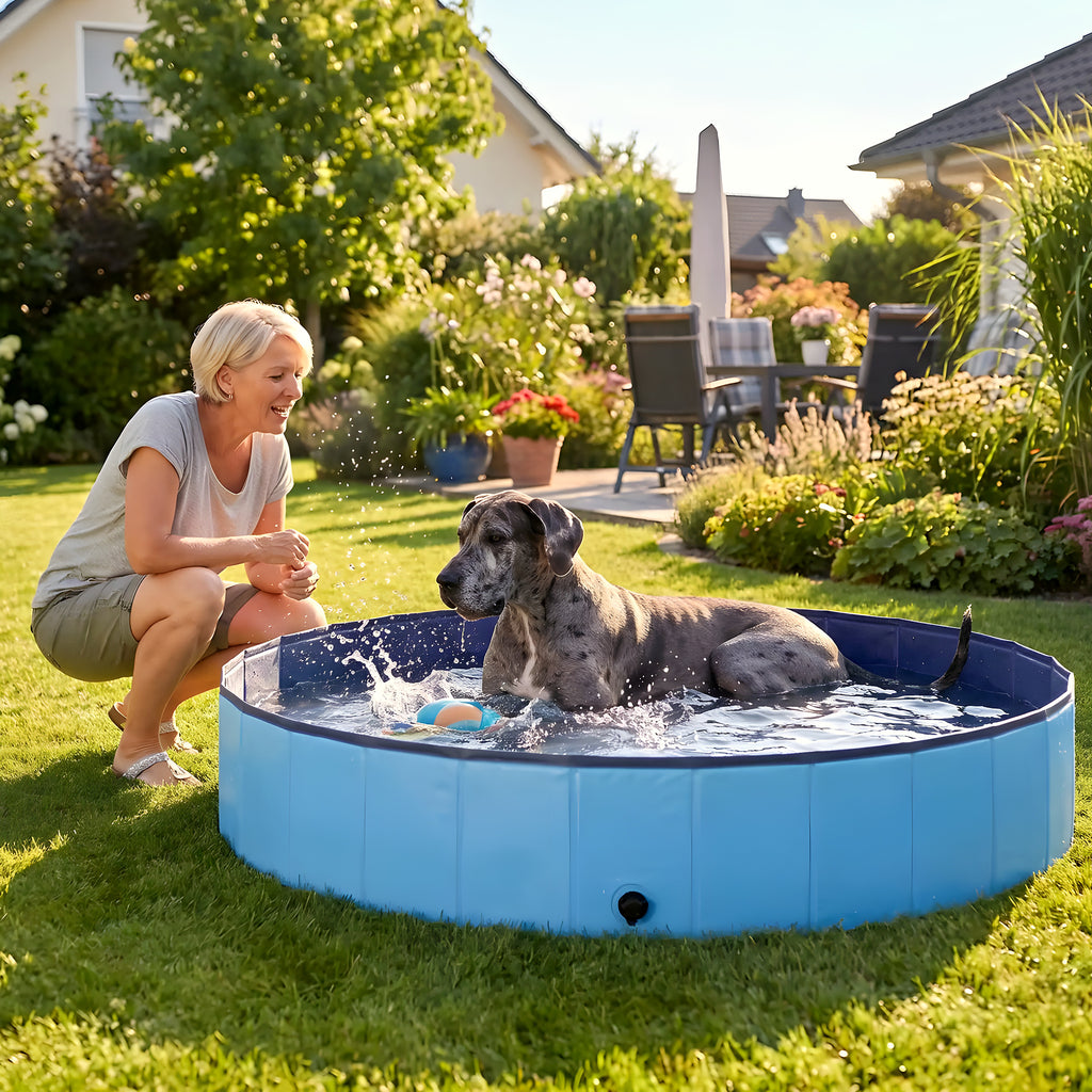 Piscine rigide géante Ø200 cm pour chien