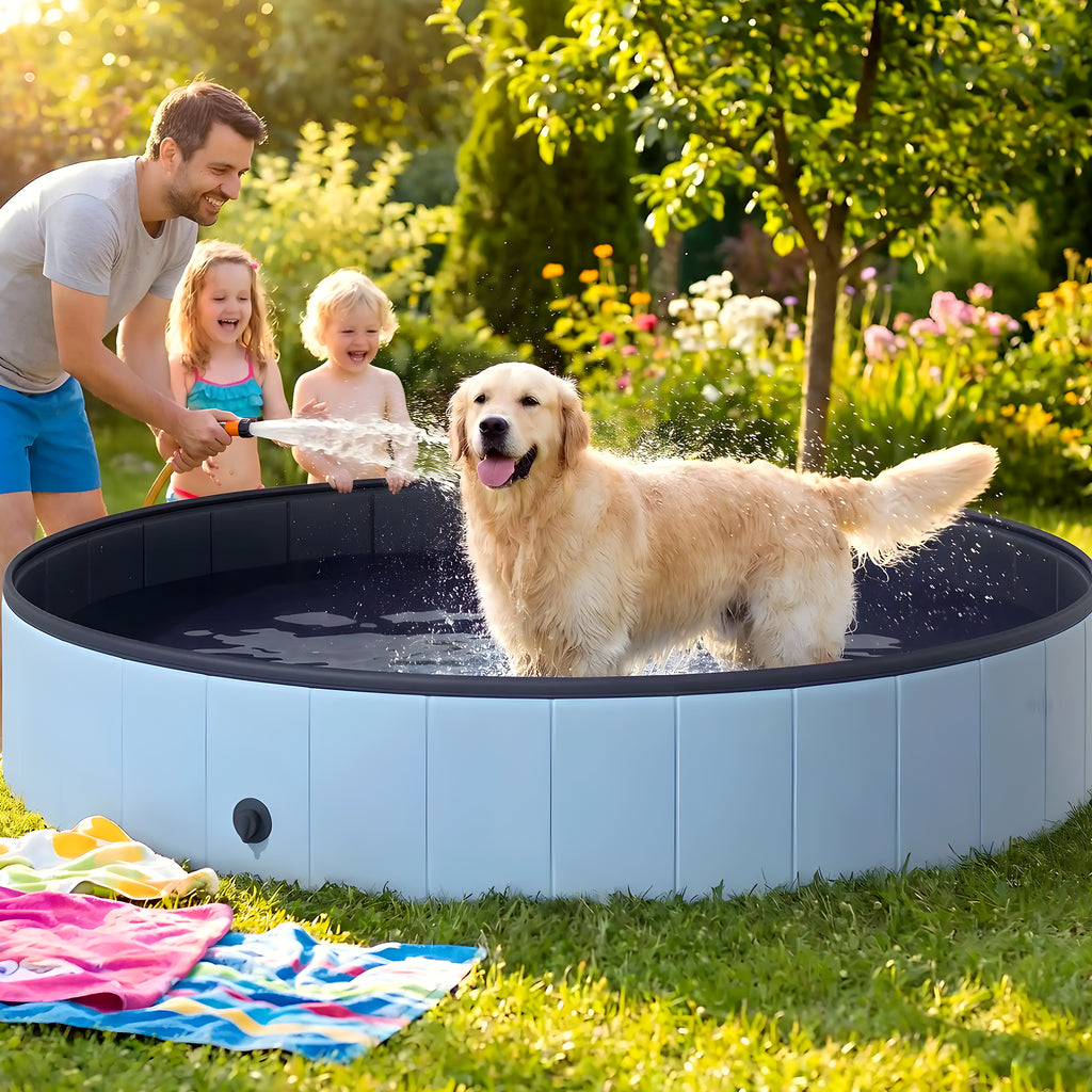 Piscine XXL 160 cm pour gros chien jusqu'à 80 kg