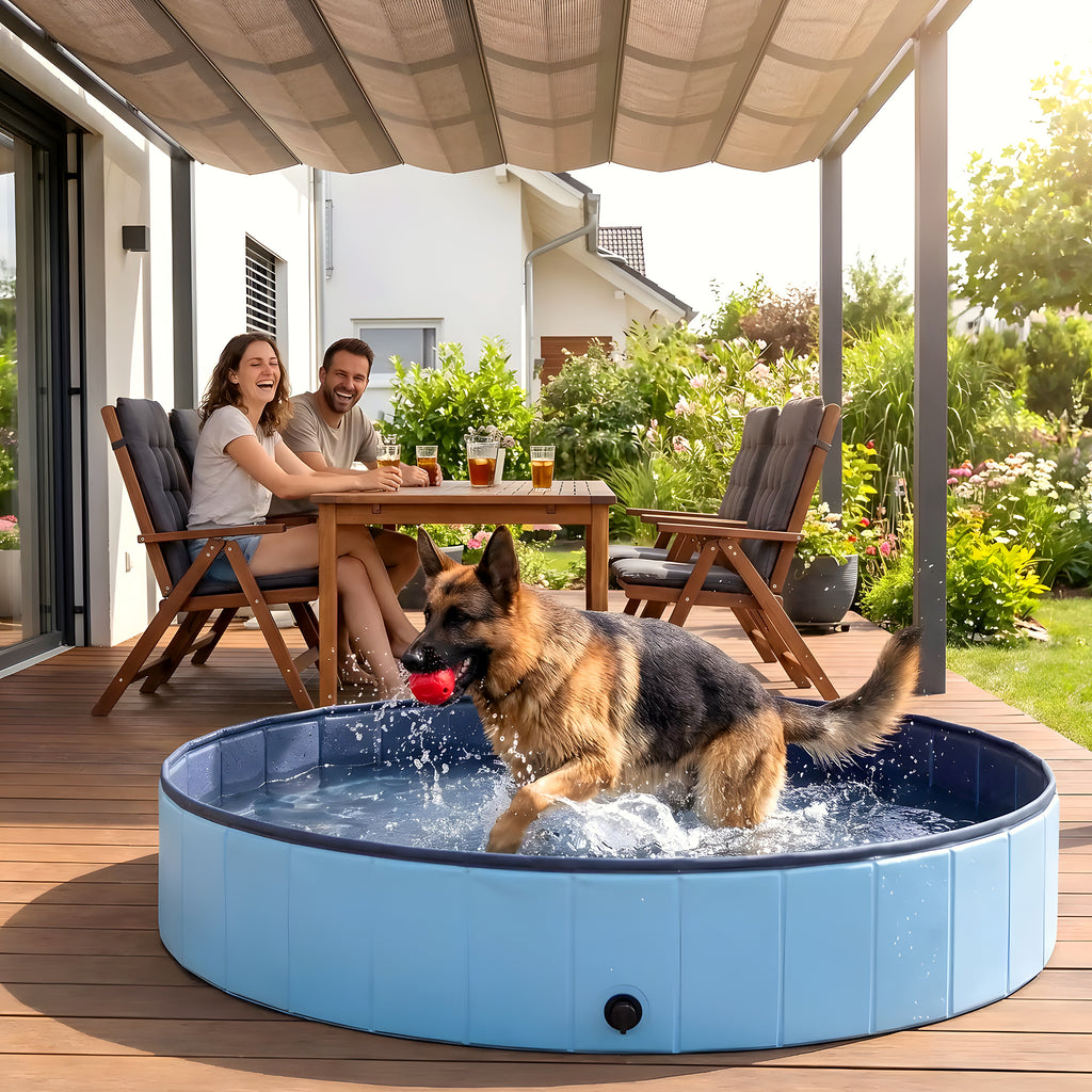 Piscine XXL 160 cm pour gros chien jusqu'à 80 kg