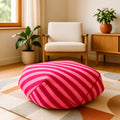 Pouf en velours pour chien, rose, noir ou blanc