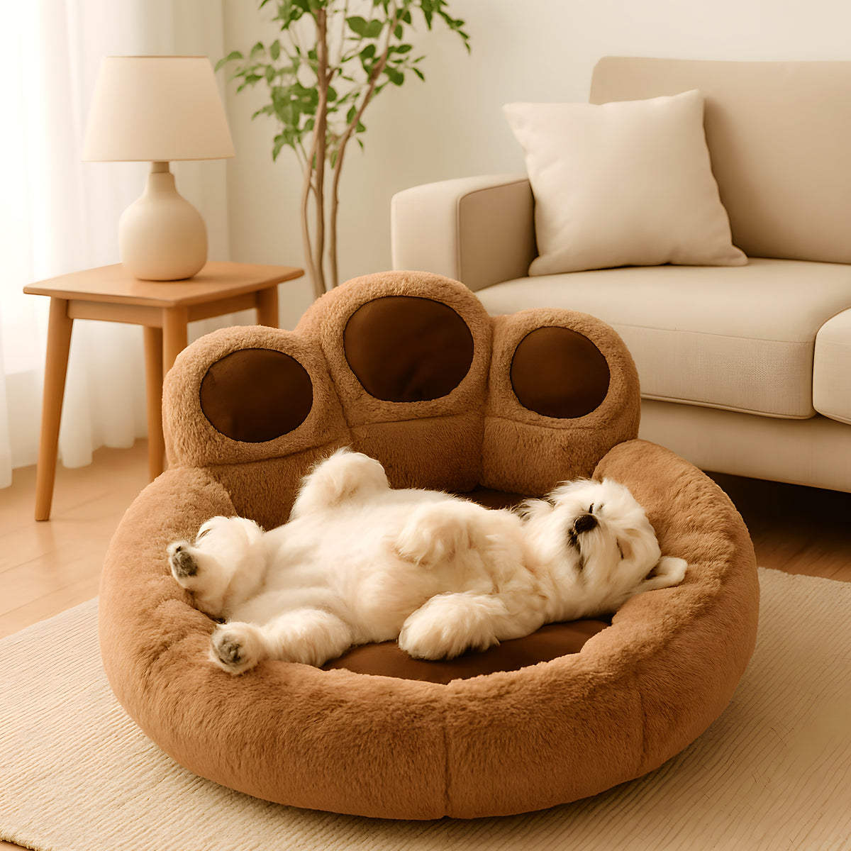 Pouf sofa 100 % coton pour chien, du chihuahua au moyen chien