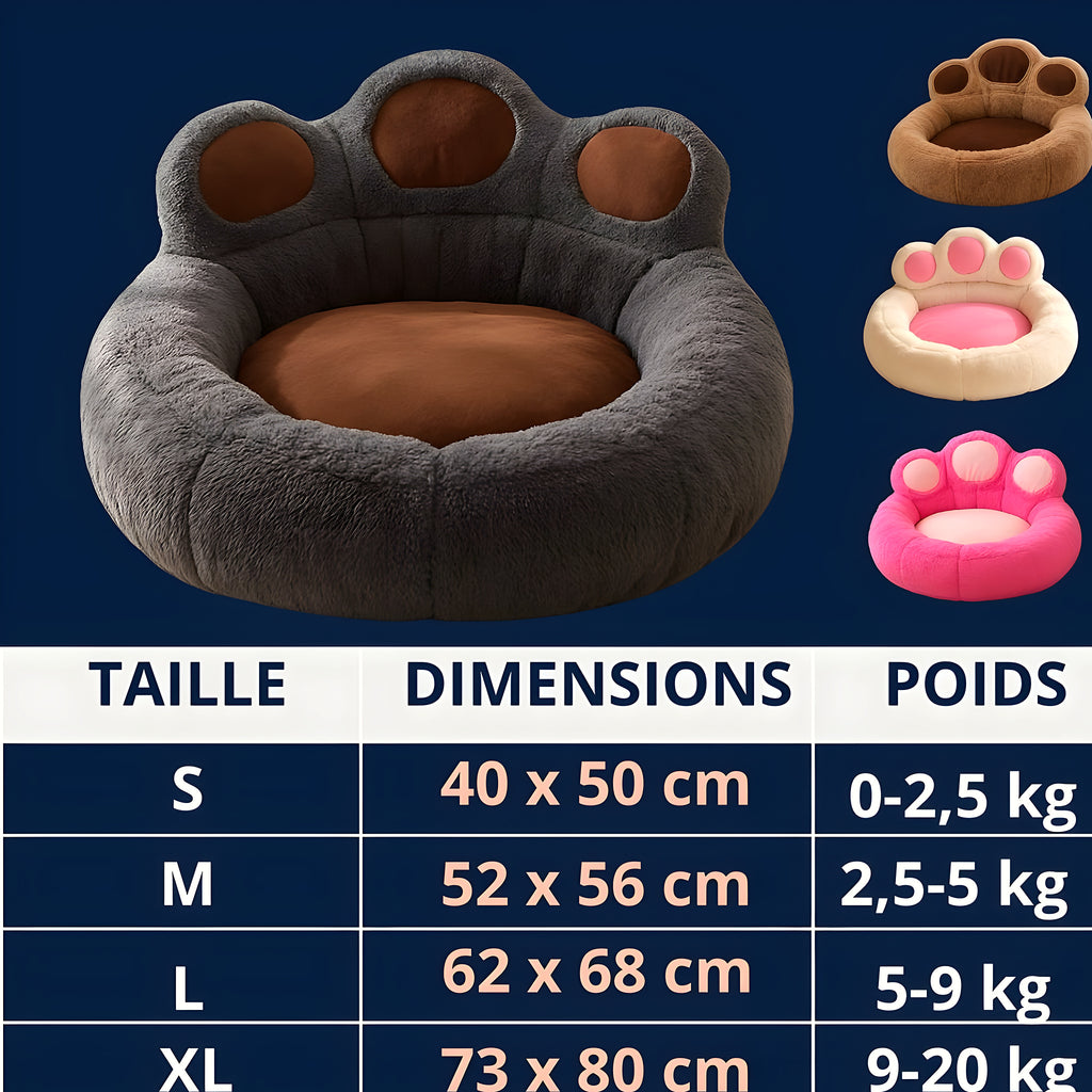 Pouf sofa 100 % coton pour chien, du chihuahua au moyen chien
