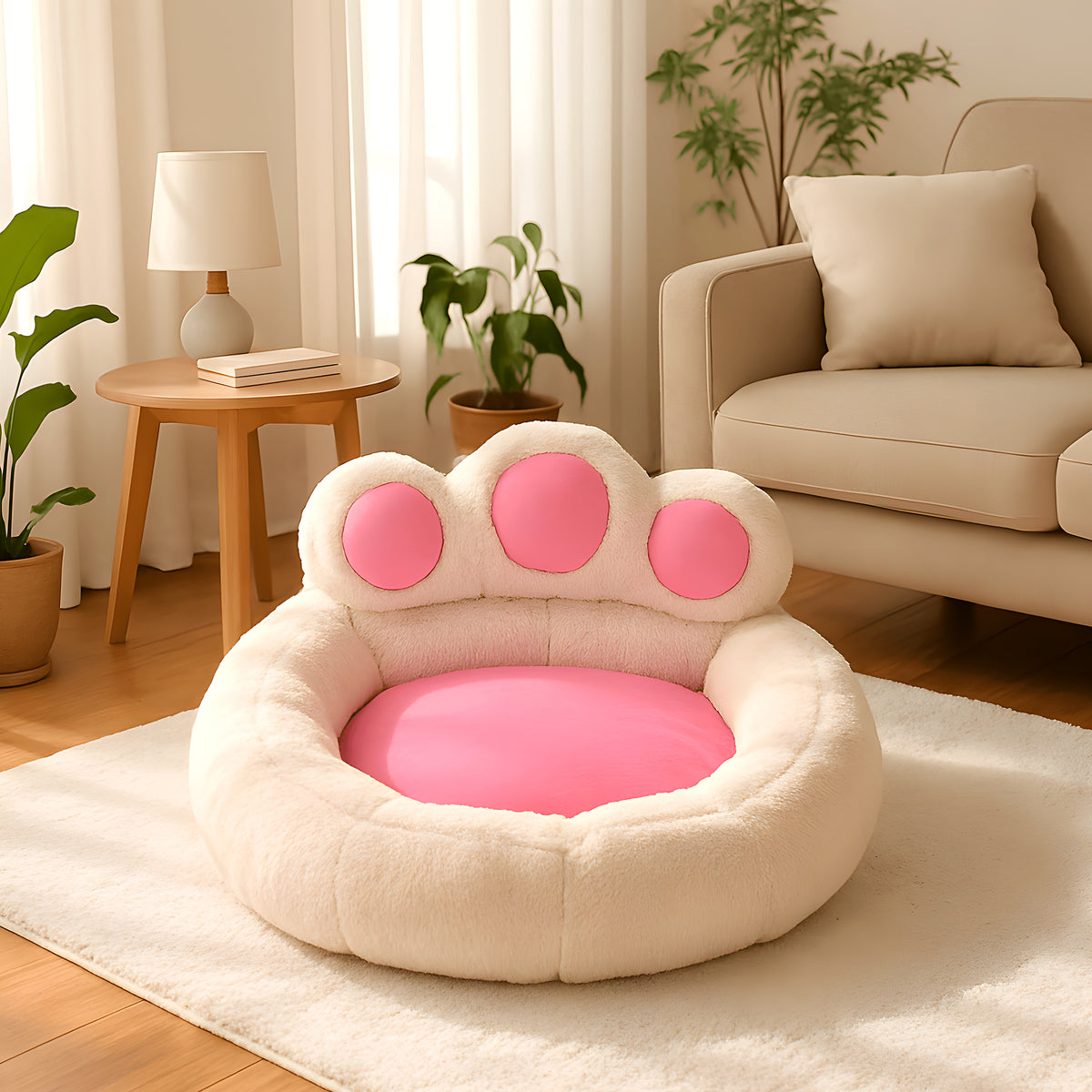 Pouf sofa 100 % coton pour chien, du chihuahua au moyen chien