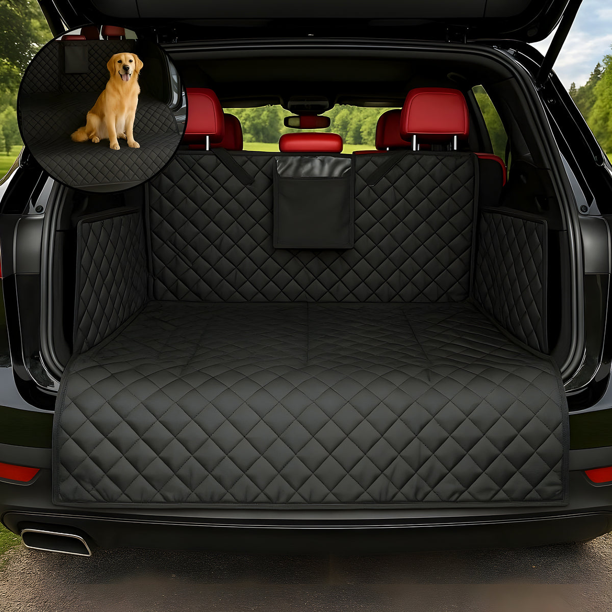 Protection de coffre imperméable pour SUV, 180 x 103 cm