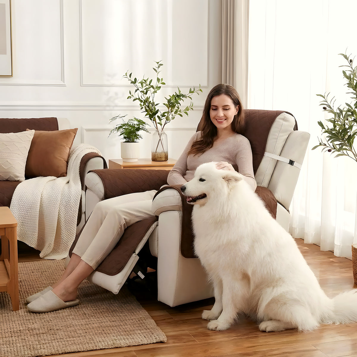 Protection matelassée pour fauteuil relax, 3 coloris