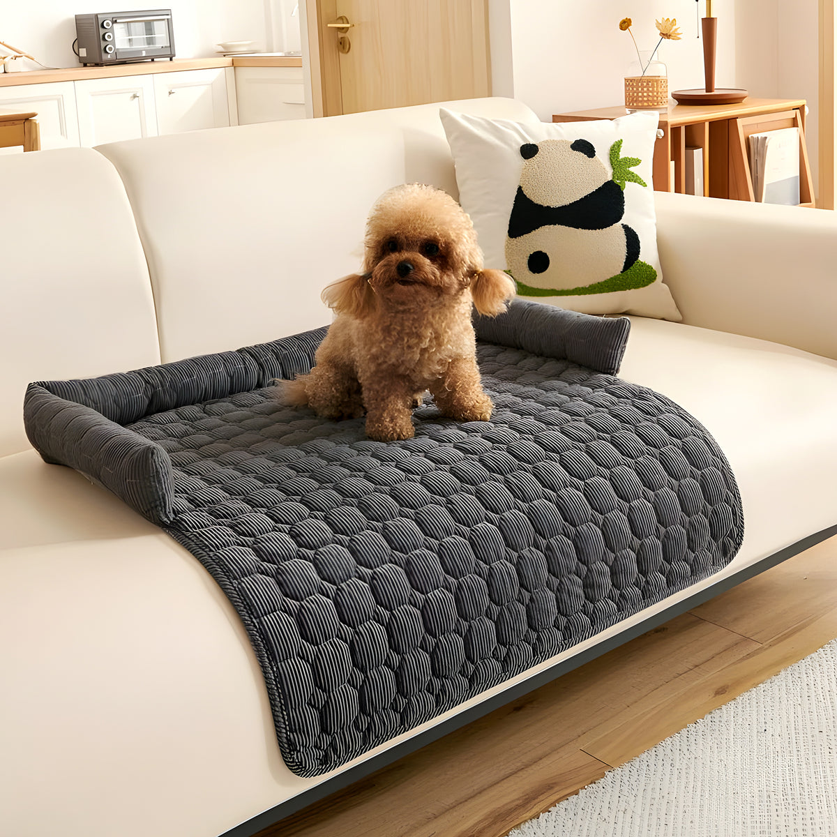 Protège-canapé 75 x 75 cm avec bords en U pour chien