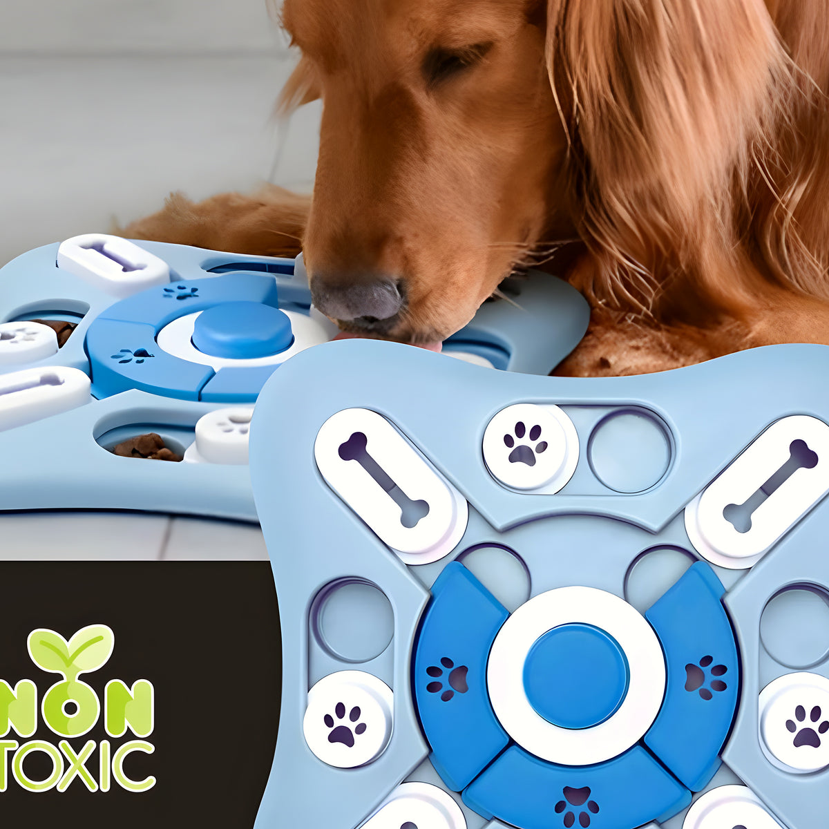 Puzzle intelligent 3 niveaux pour chien