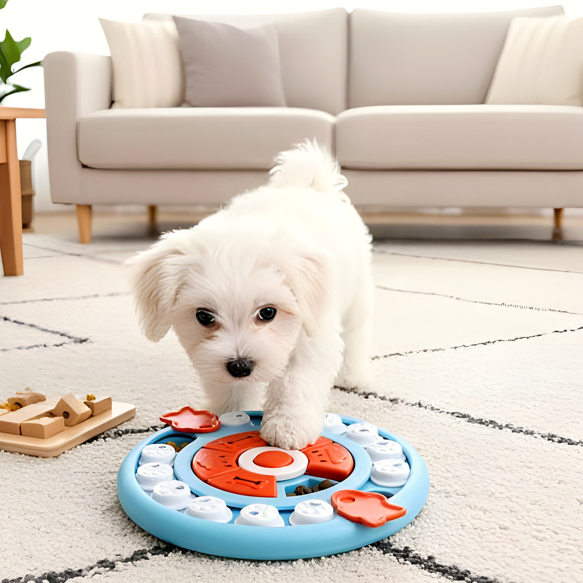 Puzzle intelligent anti-glouton 20 compartiments pour chien