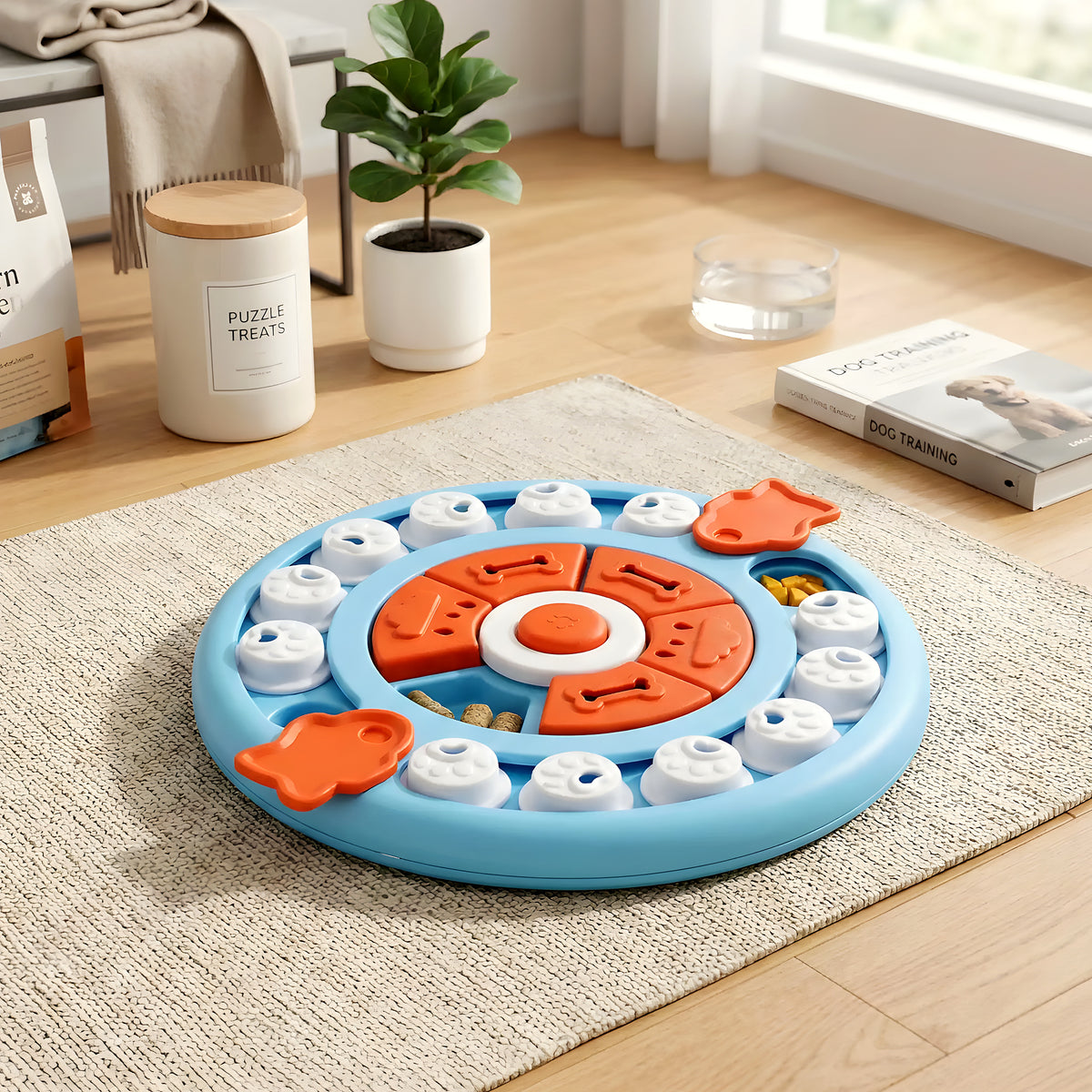 Puzzle intelligent anti-glouton 20 compartiments pour chien