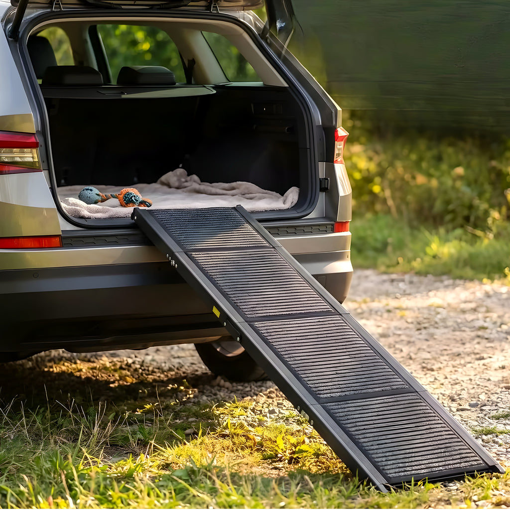 Rampe pliable en aluminium pour monter en voiture