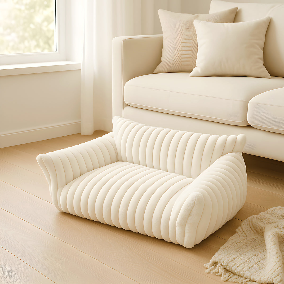 Sofa à trois côtés pour petit chien, 3 coloris