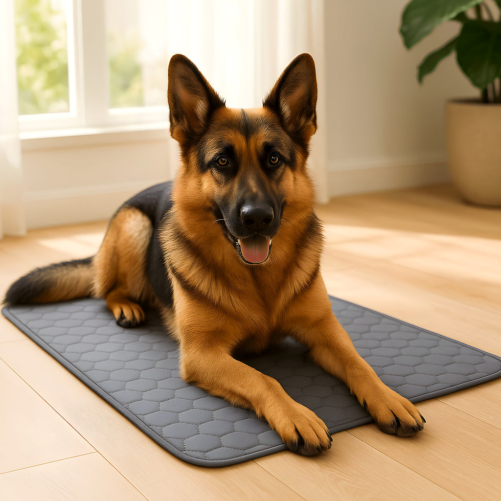 Tapis absorbant 4 couches effet gel pour chien, 3 tailles