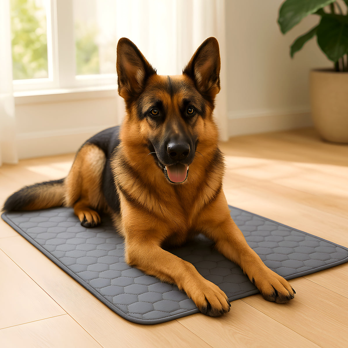 Tapis absorbant 4 couches effet gel pour chien, 3 tailles