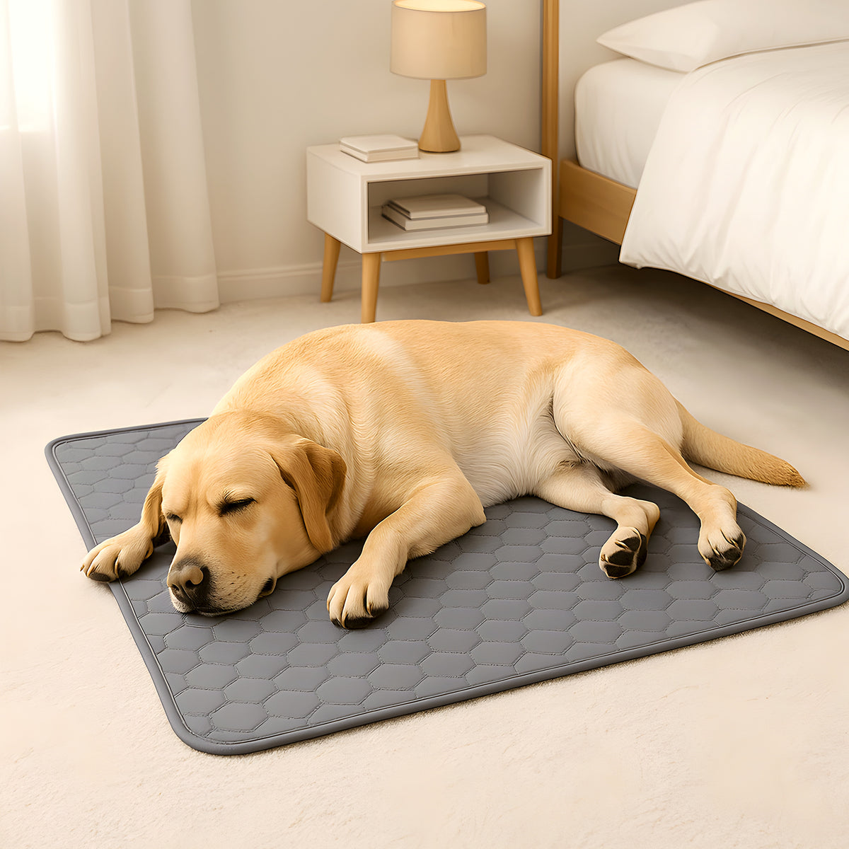 Tapis absorbant 4 couches effet gel pour chien, 3 tailles