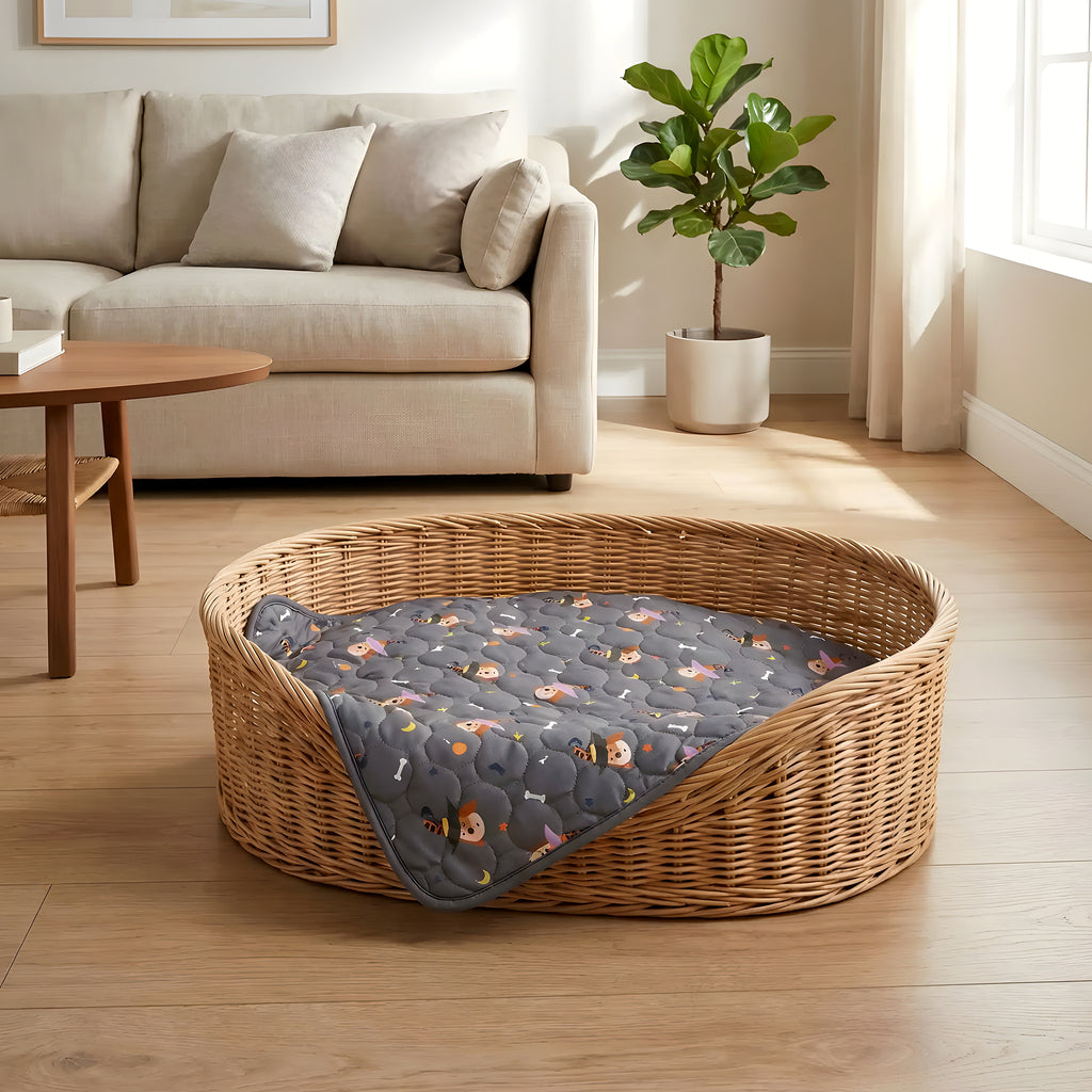 Tapis absorbant lavable motif chien, 4 tailles