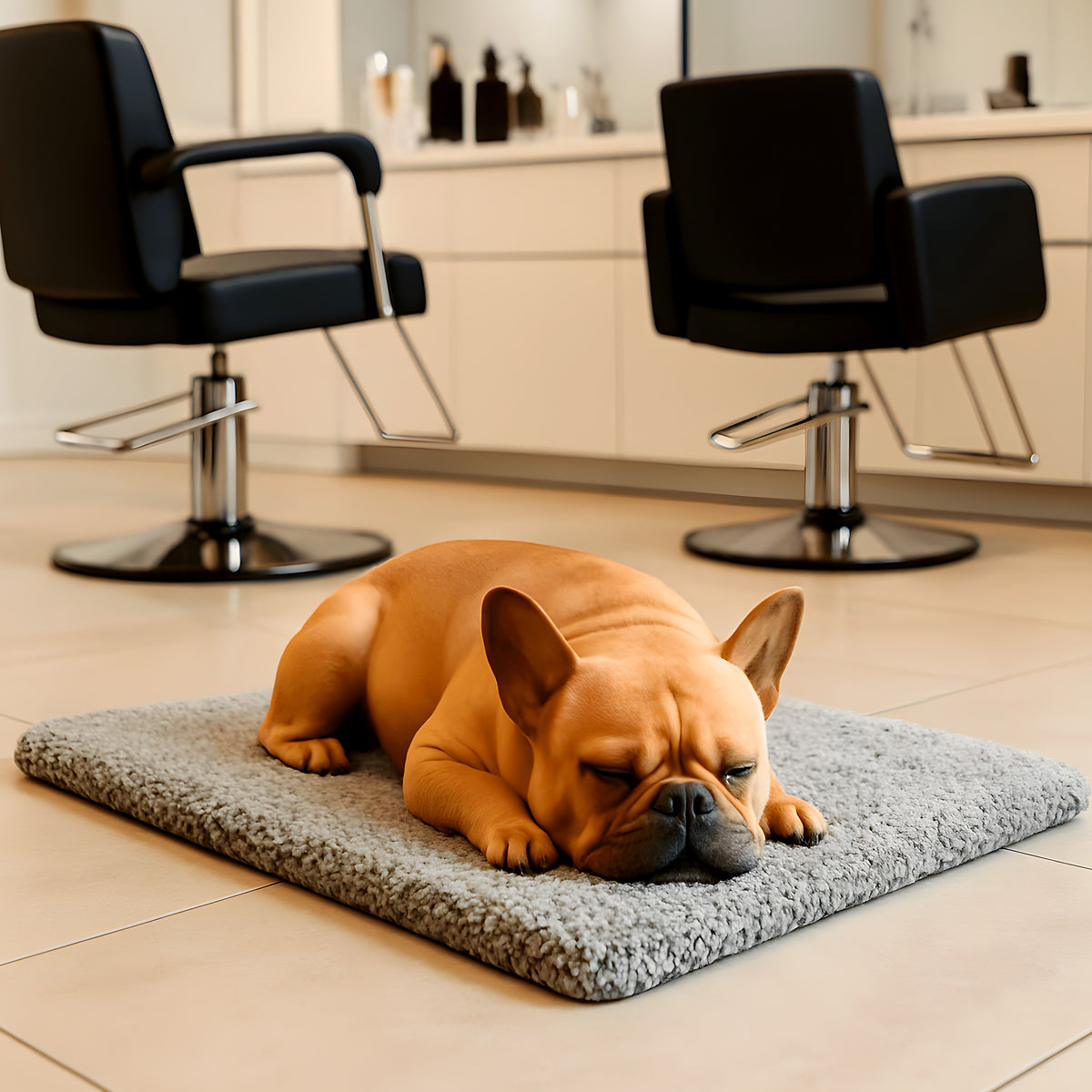 Tapis auto-chauffant en peluche pour chien, 3 tailles