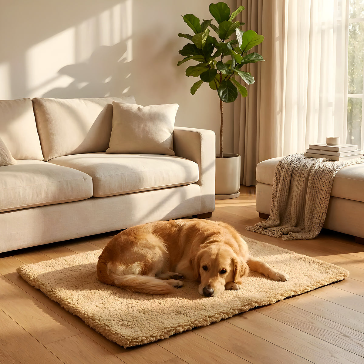 Tapis auto-chauffant XXL 115 x 70 cm pour chien