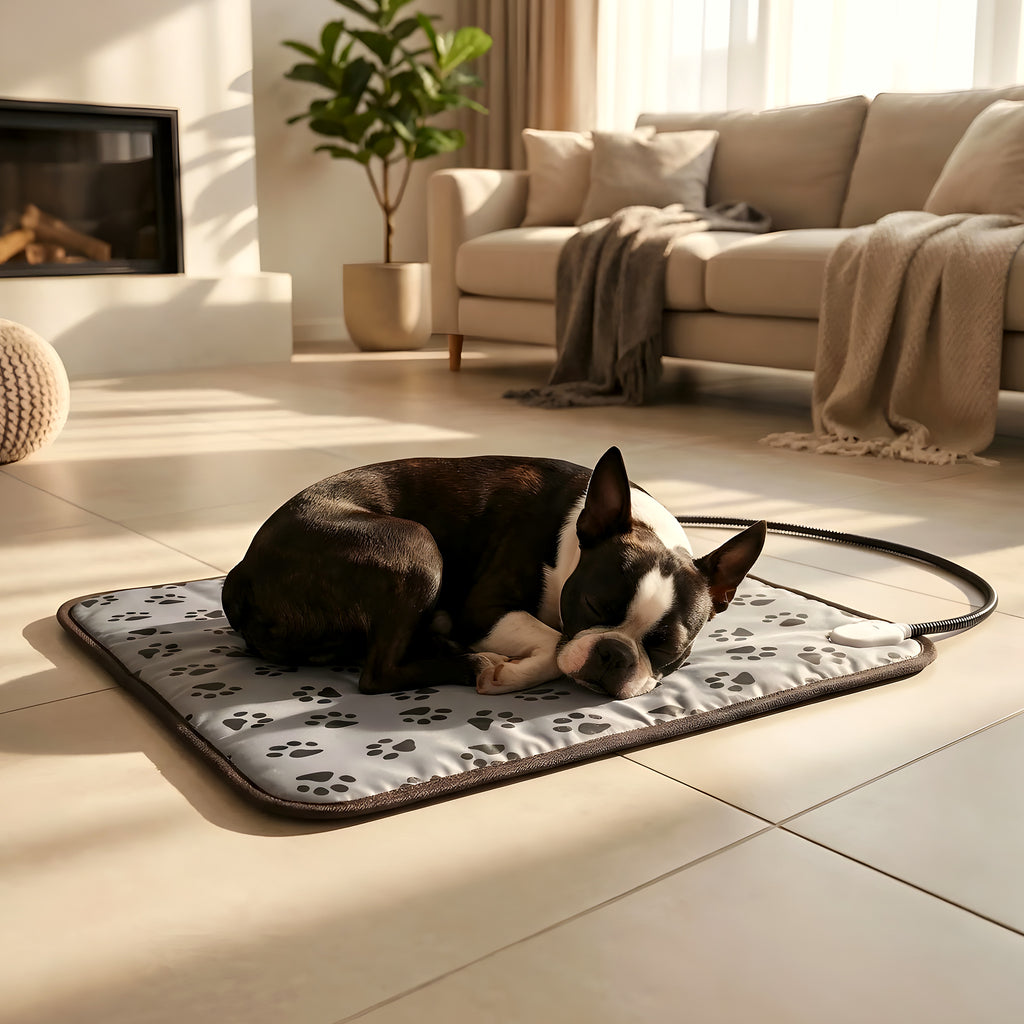 Tapis chauffant électrique 3 niveaux pour chien