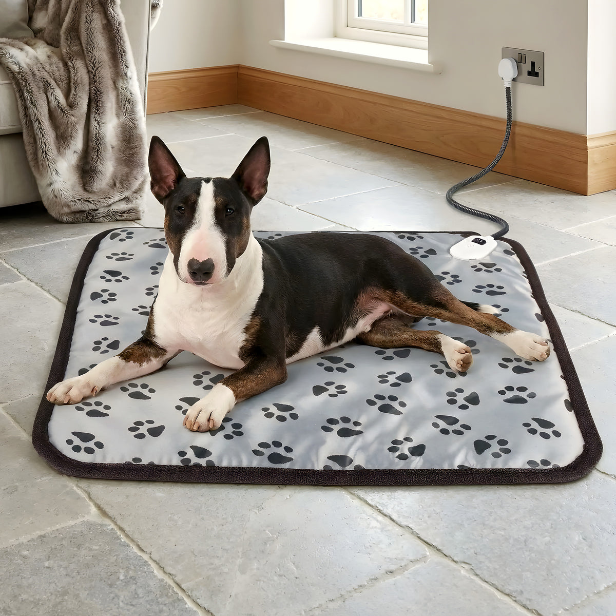 Tapis chauffant électrique 3 niveaux pour chien