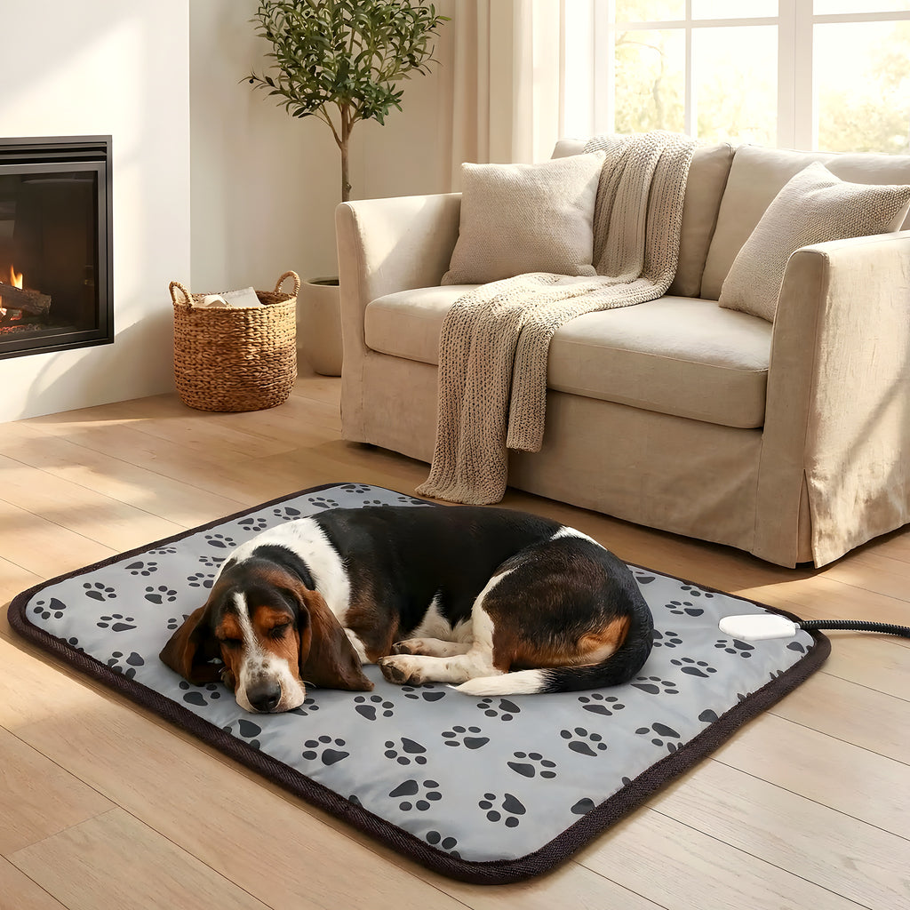 Tapis chauffant électrique 3 niveaux pour chien