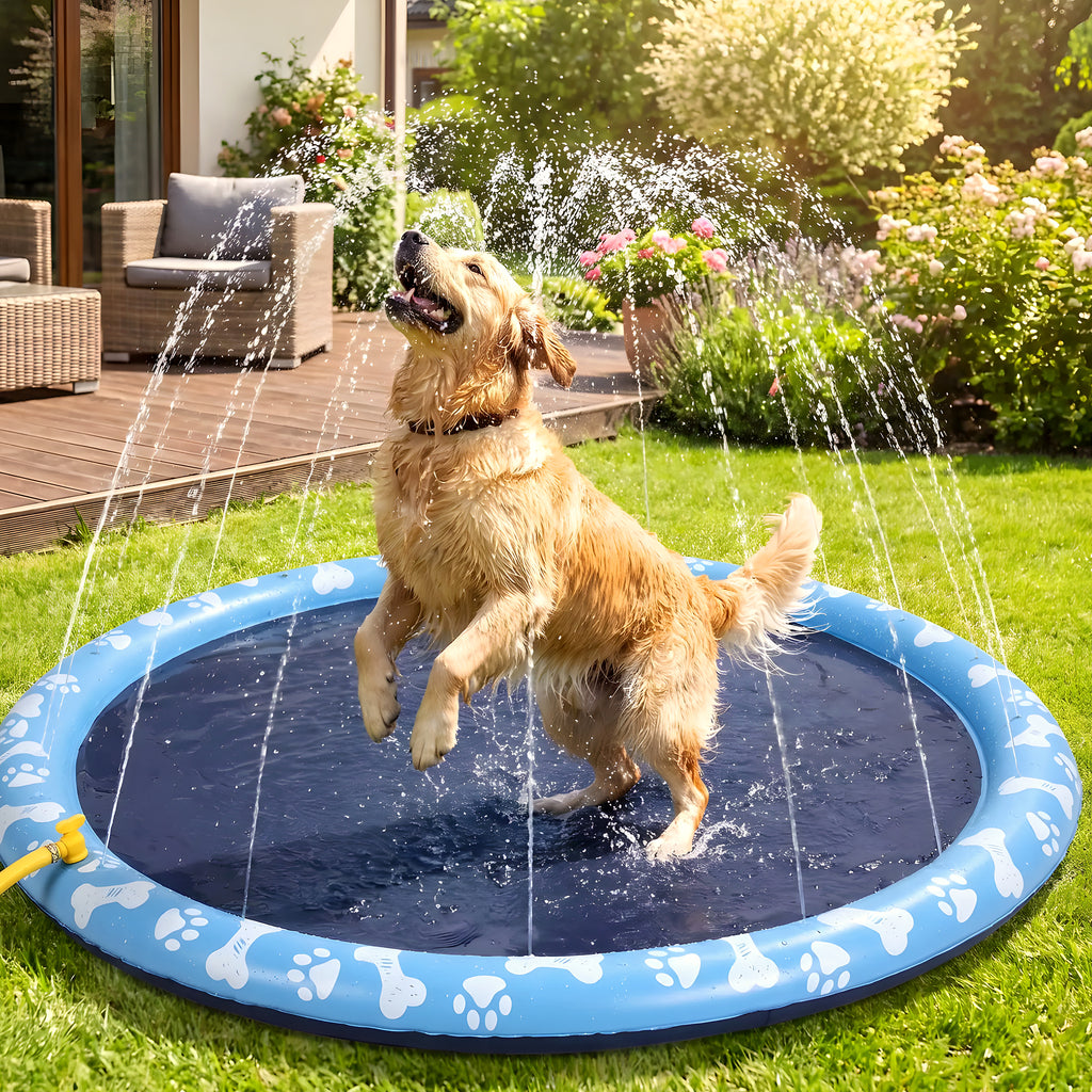 Tapis d'eau rafraîchissant pour chien Ø150 cm