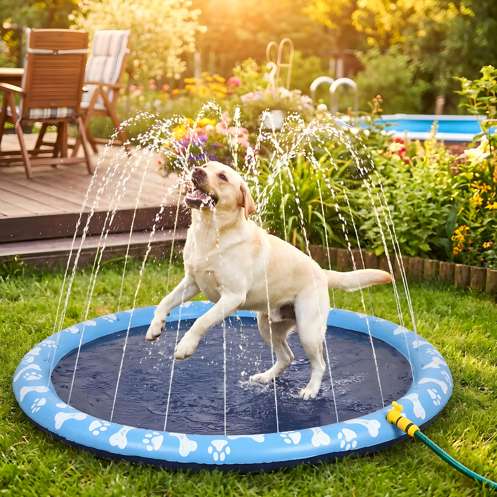 Tapis d'eau rafraîchissant pour chien Ø150 cm