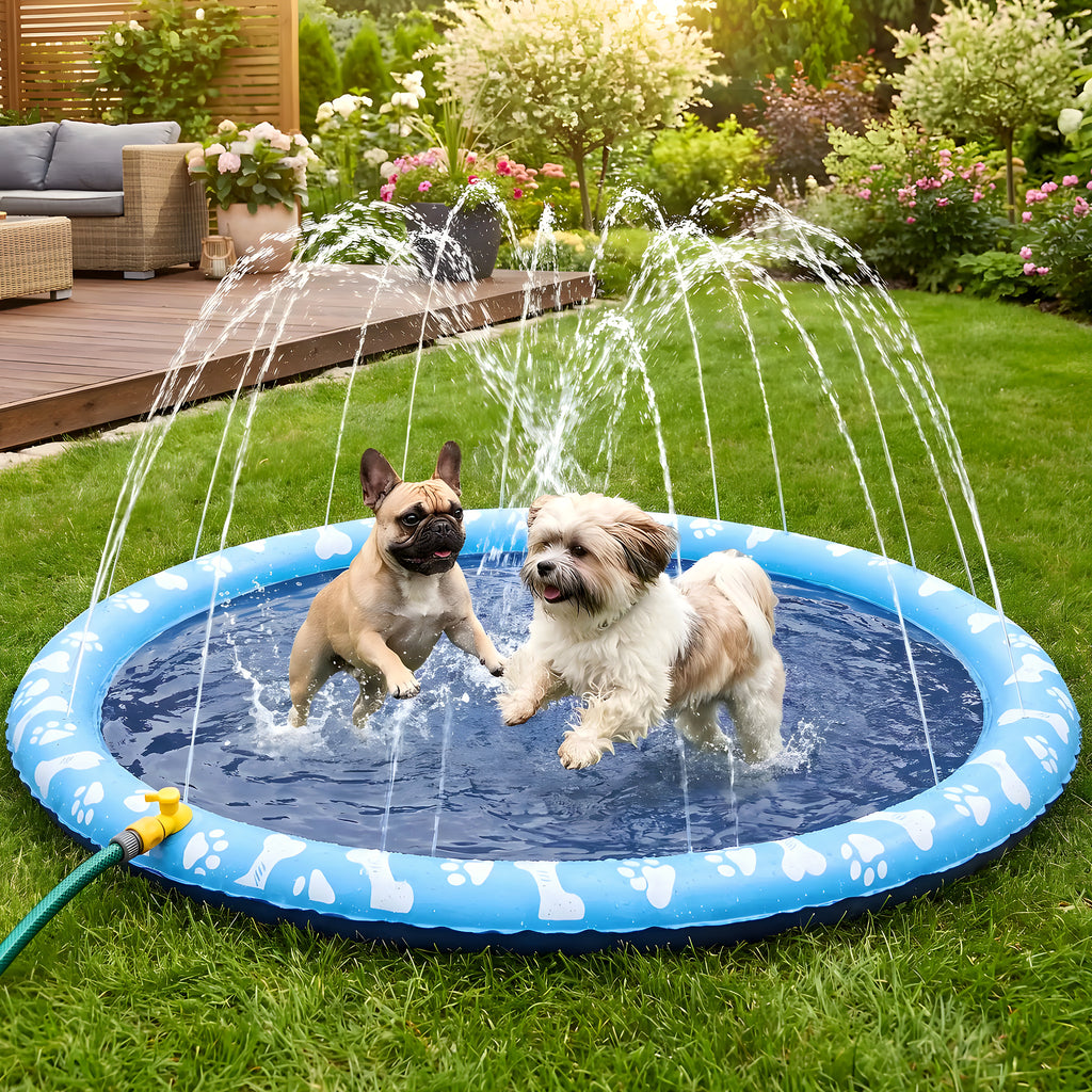 Tapis d'eau rafraîchissant pour chien Ø150 cm