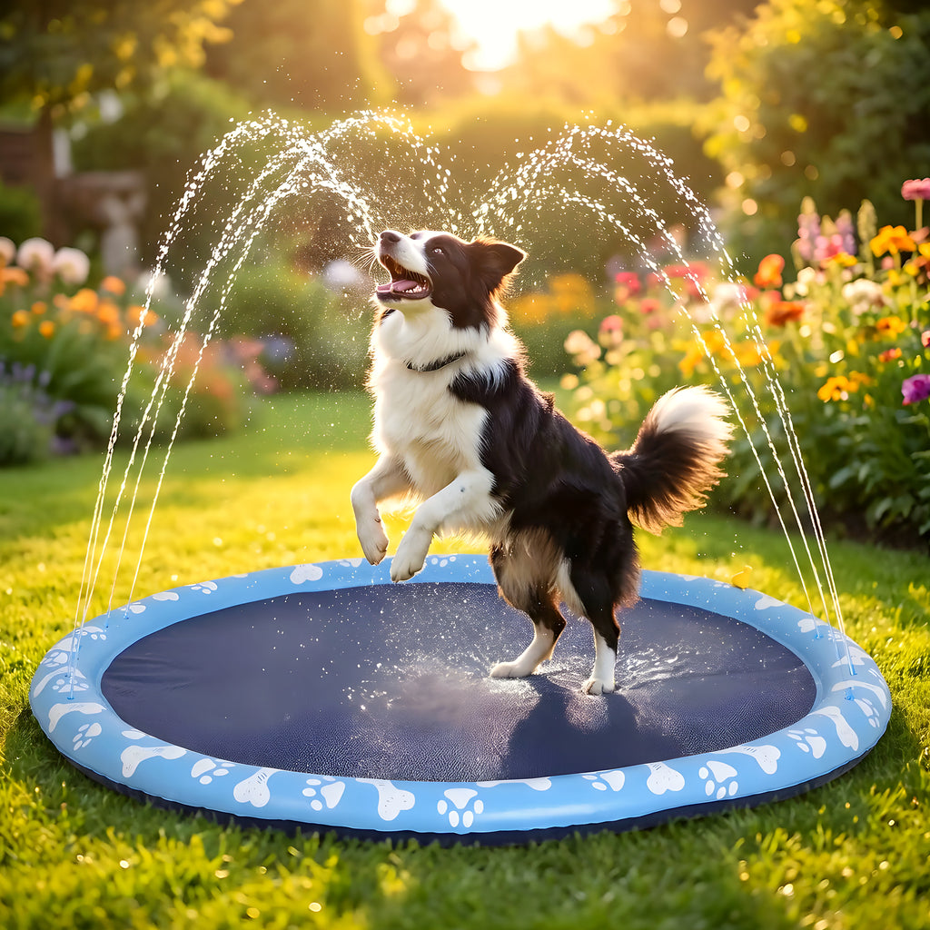 Tapis d'eau rafraîchissant pour chien Ø150 cm