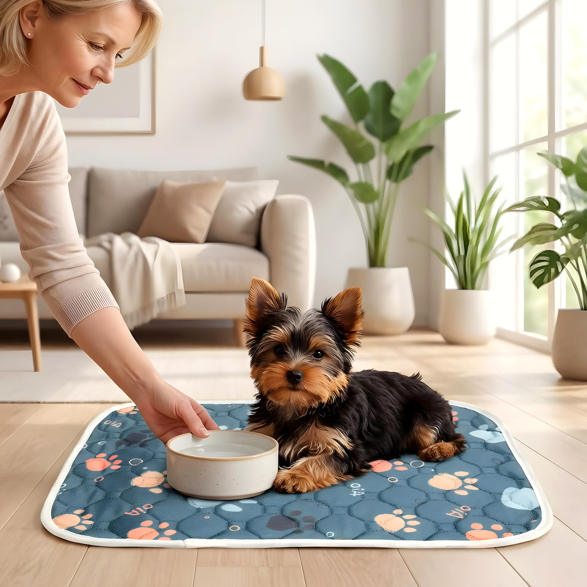 Tapis d'hygiène lavable pour chien, 3 tailles