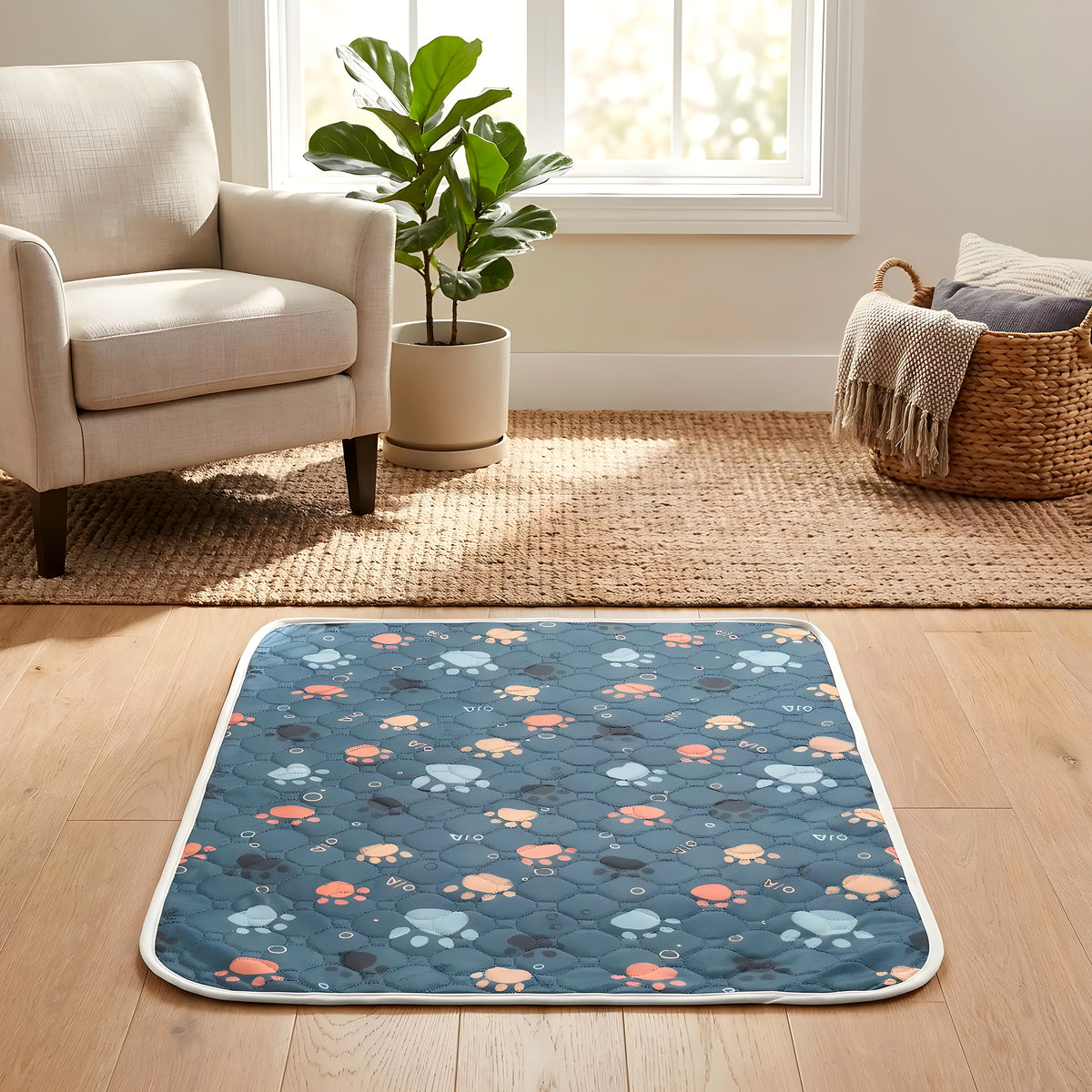 Tapis d'hygiène lavable pour chien, 3 tailles