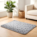 Tapis d'hygiène ultra-absorbant motif os et pattes