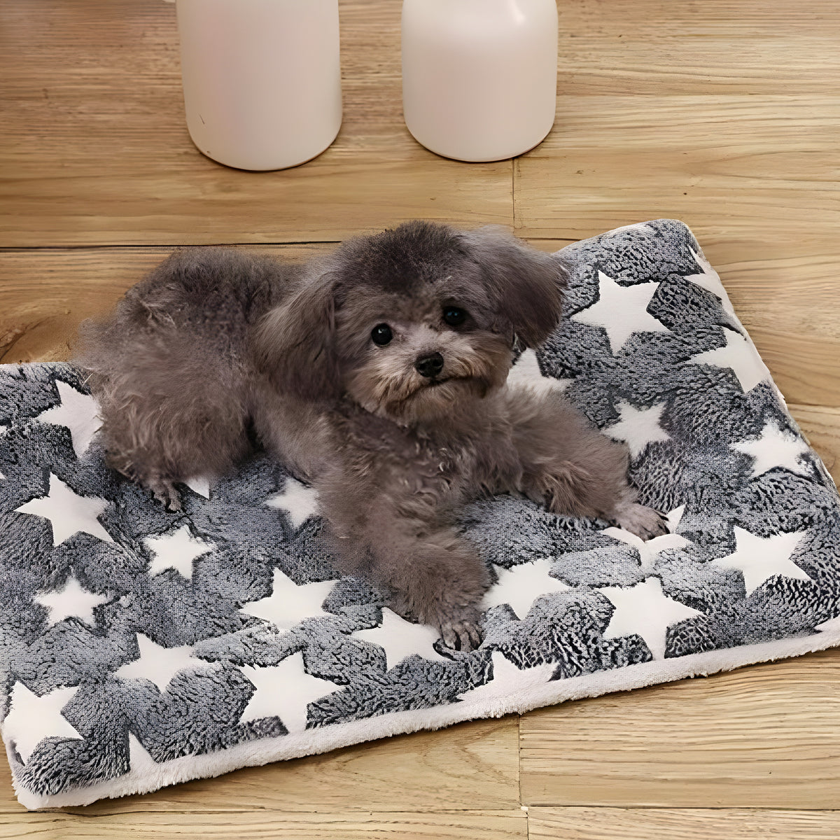 Tapis de couchage en velours corail pour chien, S à XXL