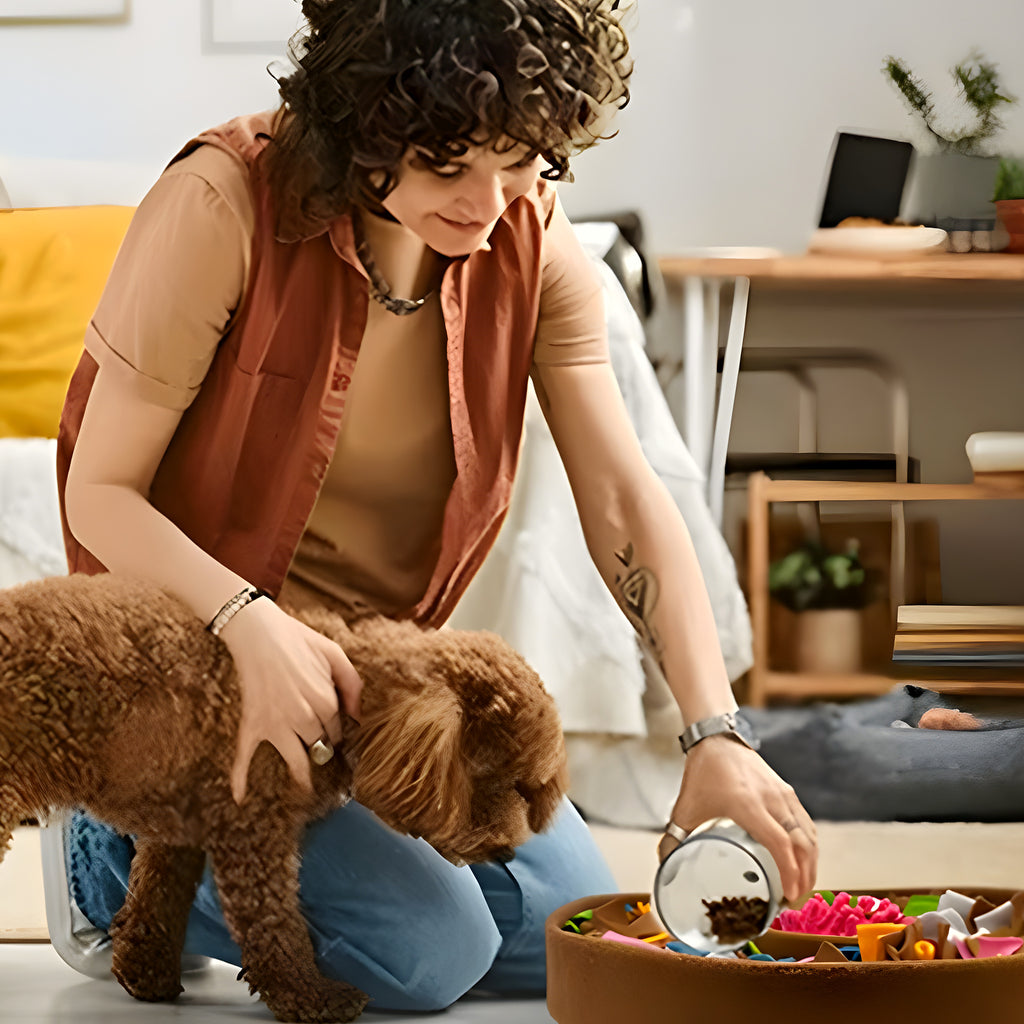 Tapis de fouille à textures variées pour chien