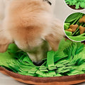 Tapis de fouille effet herbe en feutre pour chien