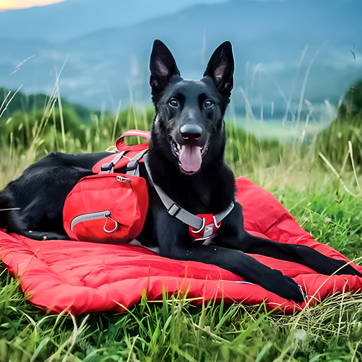 Tapis de voyage imperméable 90 x 60 cm pour chien