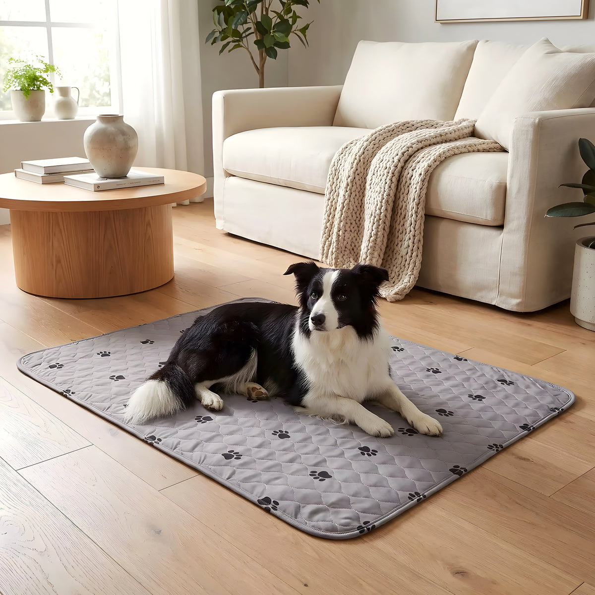 Tapis éducateurs lavables pour chiot, lot de 2