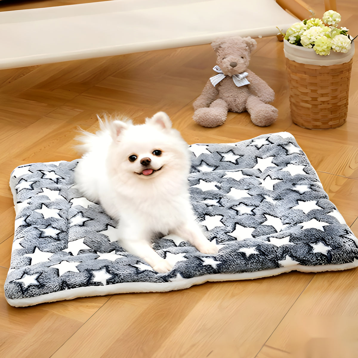 Tapis étoile durable et facile d'entretien pour chien