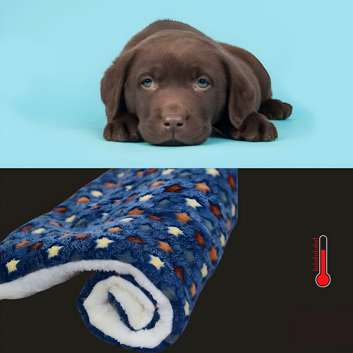 Tapis étoile durable et facile d'entretien pour chien
